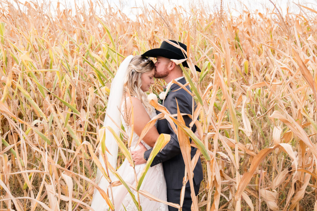Rustic Barn Wedding Cornfield