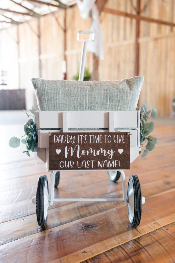 ring bearer rustic wedding decor