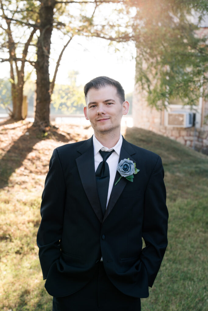 Southern Indiana Wedding Photography groom portrait