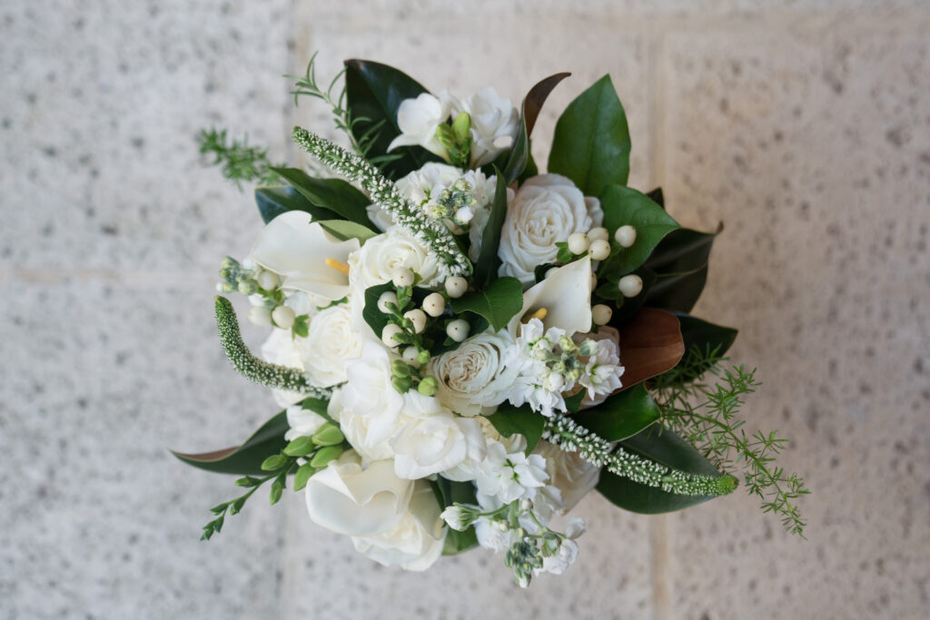 Intimate Backyard Ceremony Bouquet 
