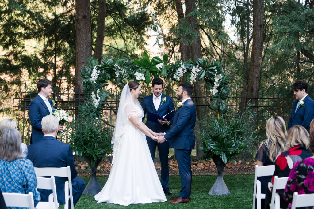 Intimate Backyard Ceremony 