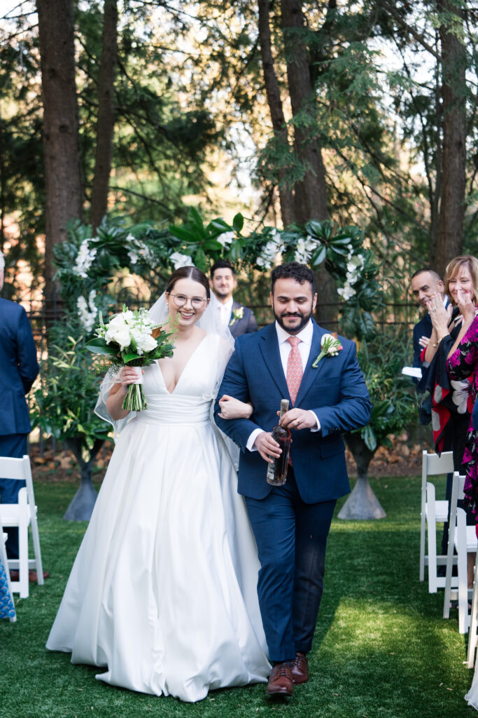 Intimate Backyard Ceremony 