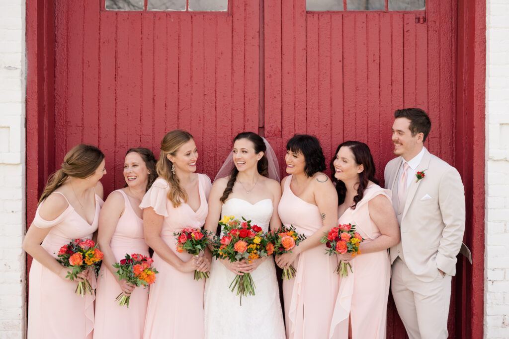 Lexington Kentucky Wedding bridal party