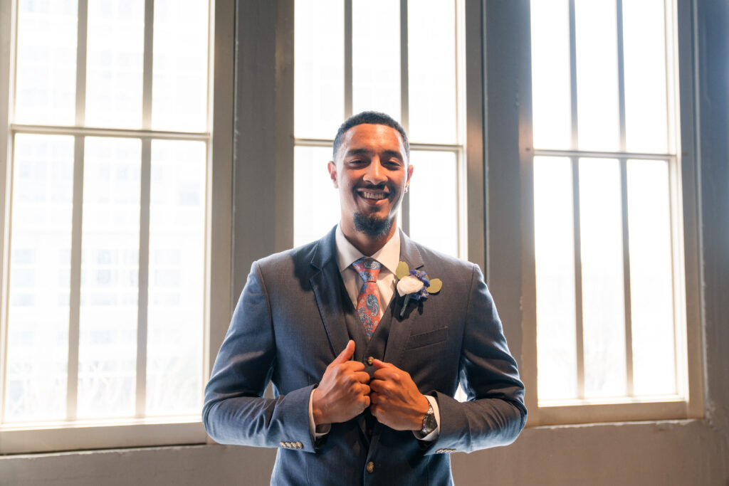 Louisville Wedding Groom Portrait