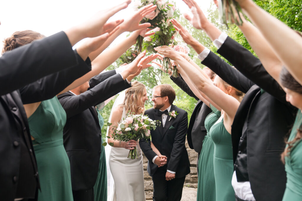 Bridal Party General Butler State Park Wedding
